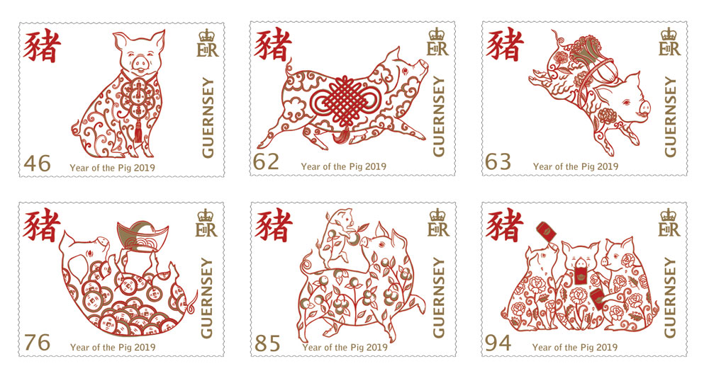 Set of 6 Stamps